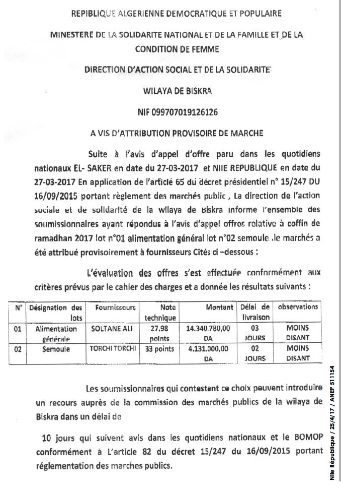 NOUVELLE REPUBLIQUE