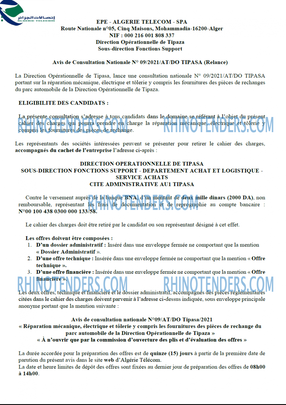 Algérie Télécom
