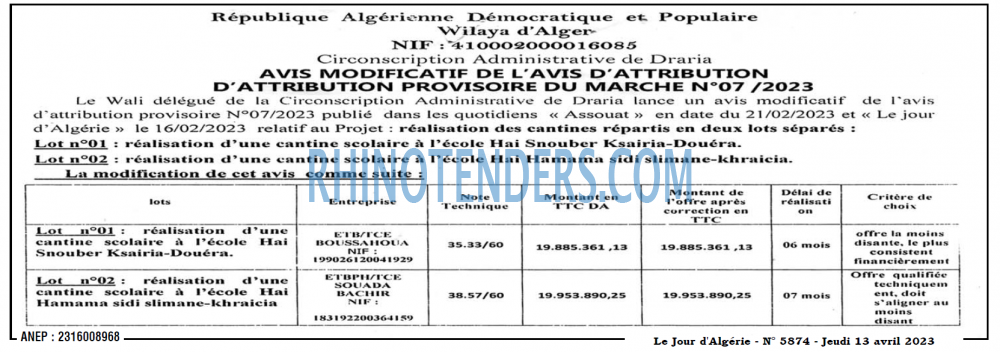 Le Jour d'Algérie