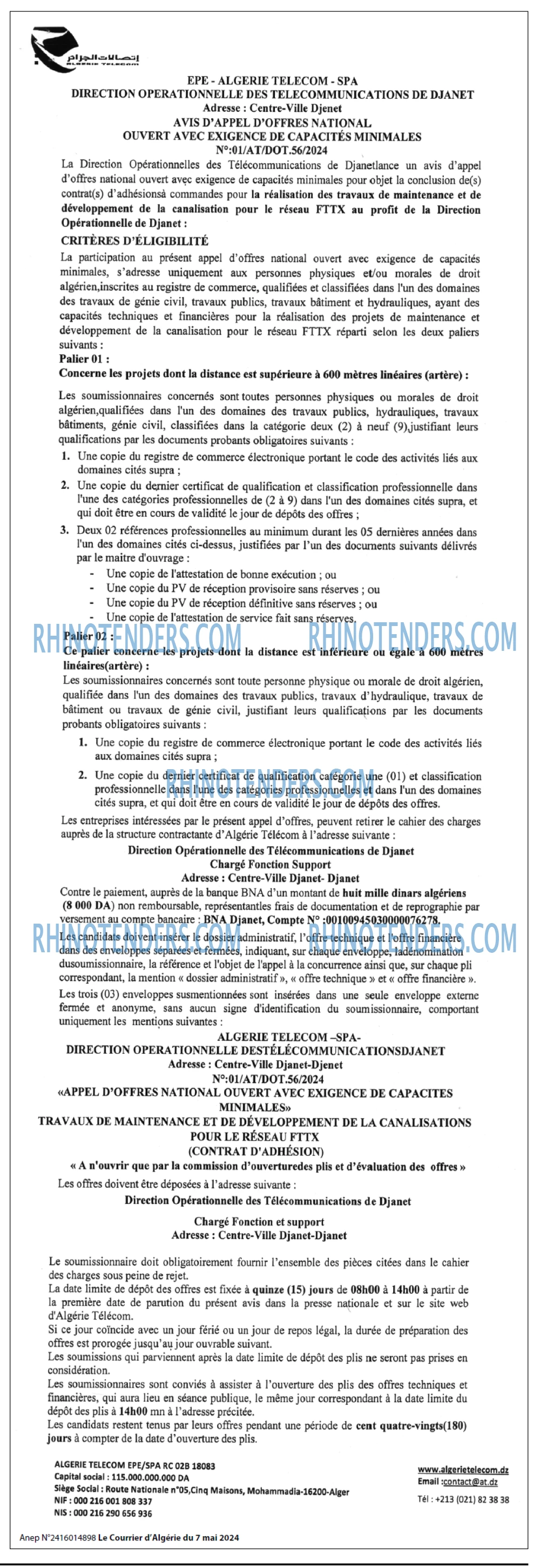 Le Courrier d'Algerie
