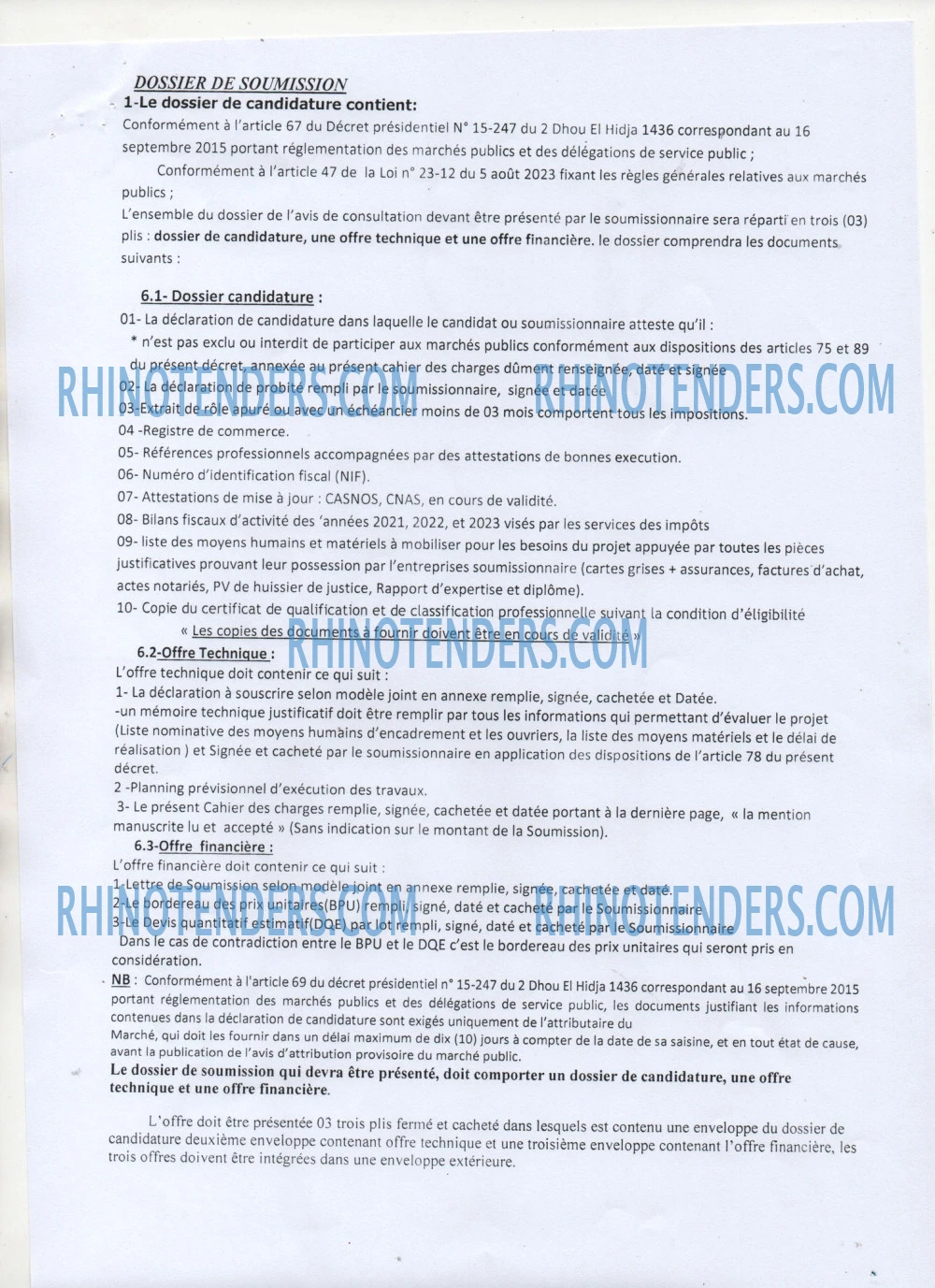 Rhinotenders