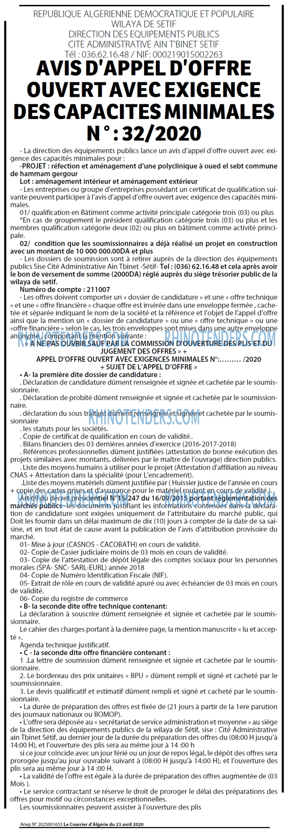 Le Courrier d'Algerie