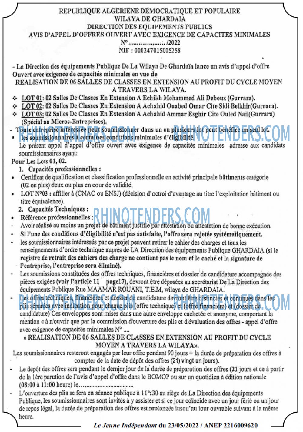 Jeune Independant