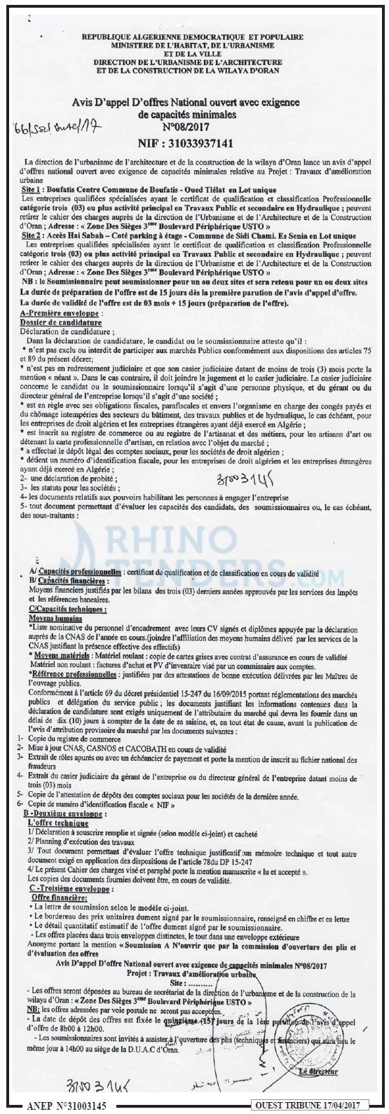 ouest TRIBUNE