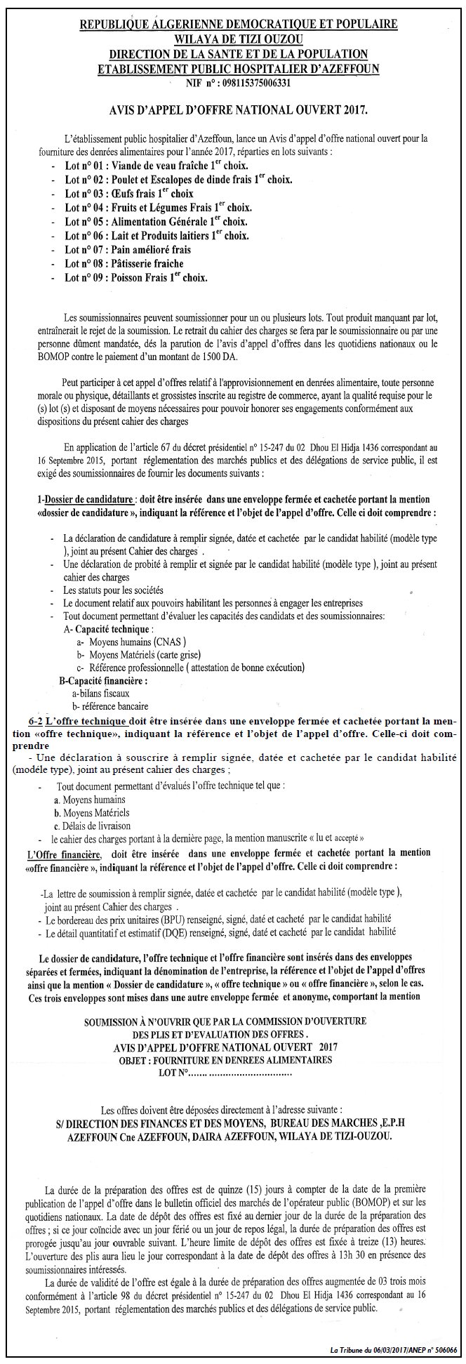 La Tribune