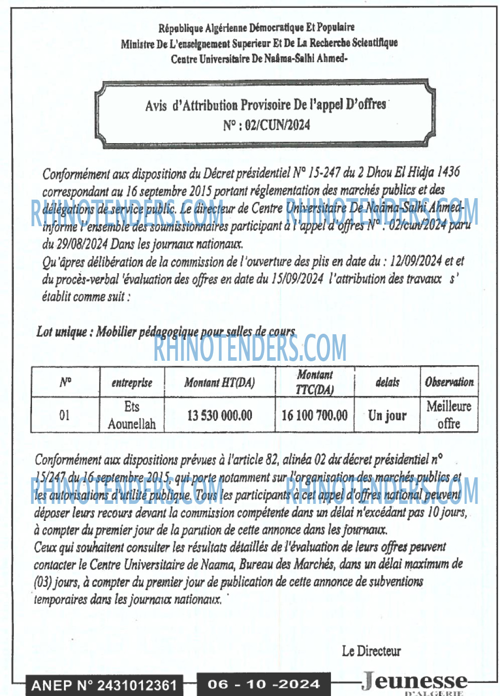Jeunesse d'Algerie