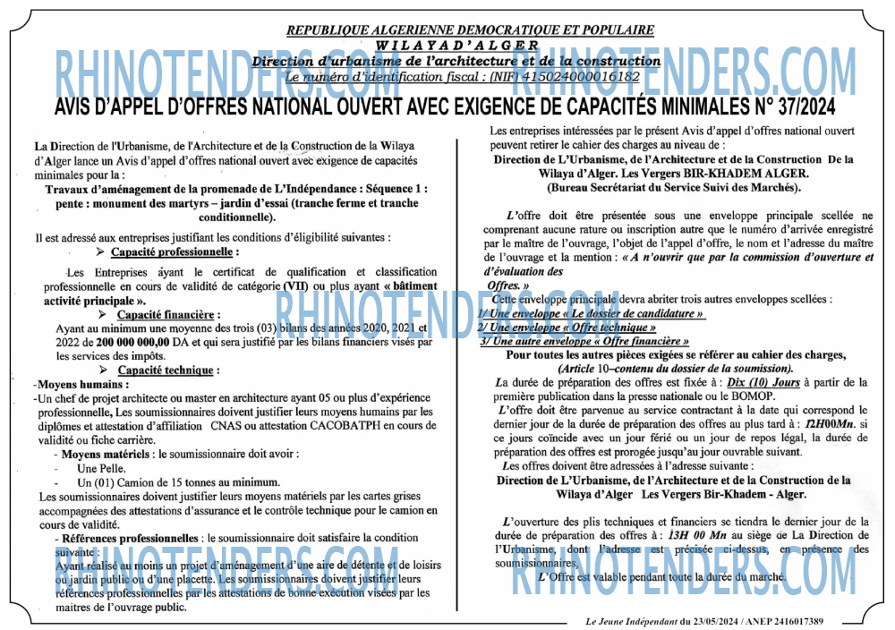 Le jeune indépendant