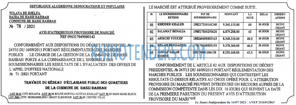 Jeune Independant