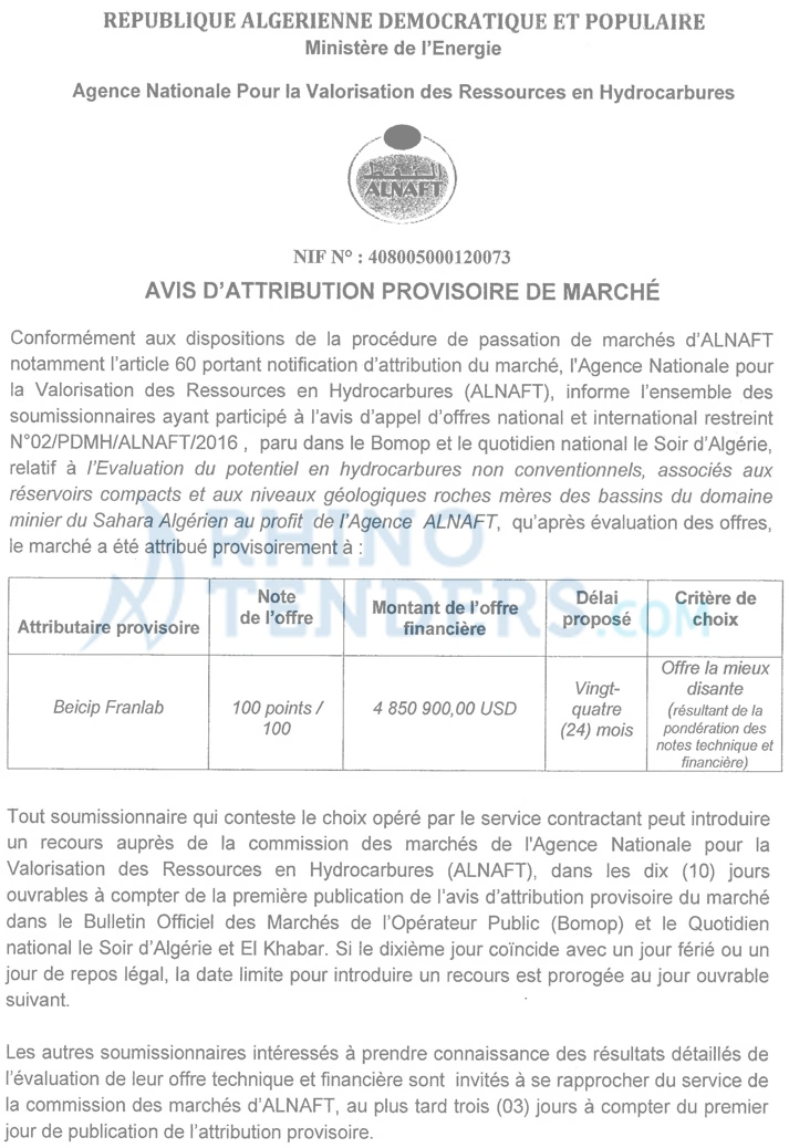 LE SOIR D'ALGERIE