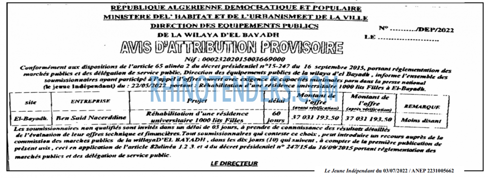 Jeune Independant