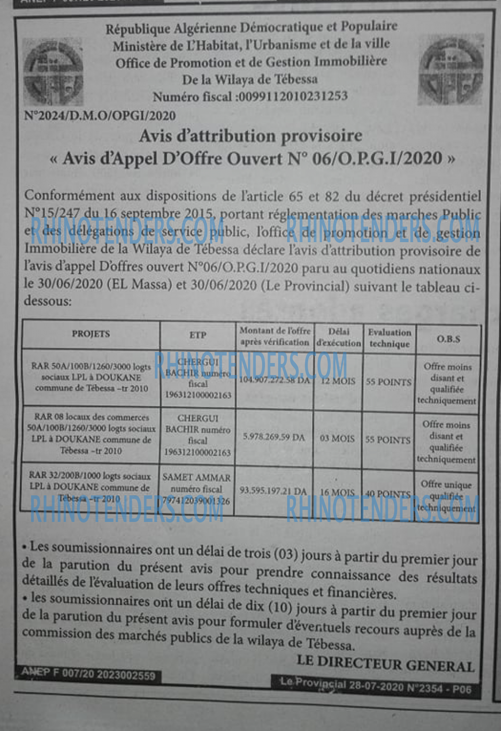 LE PROVINCIAL