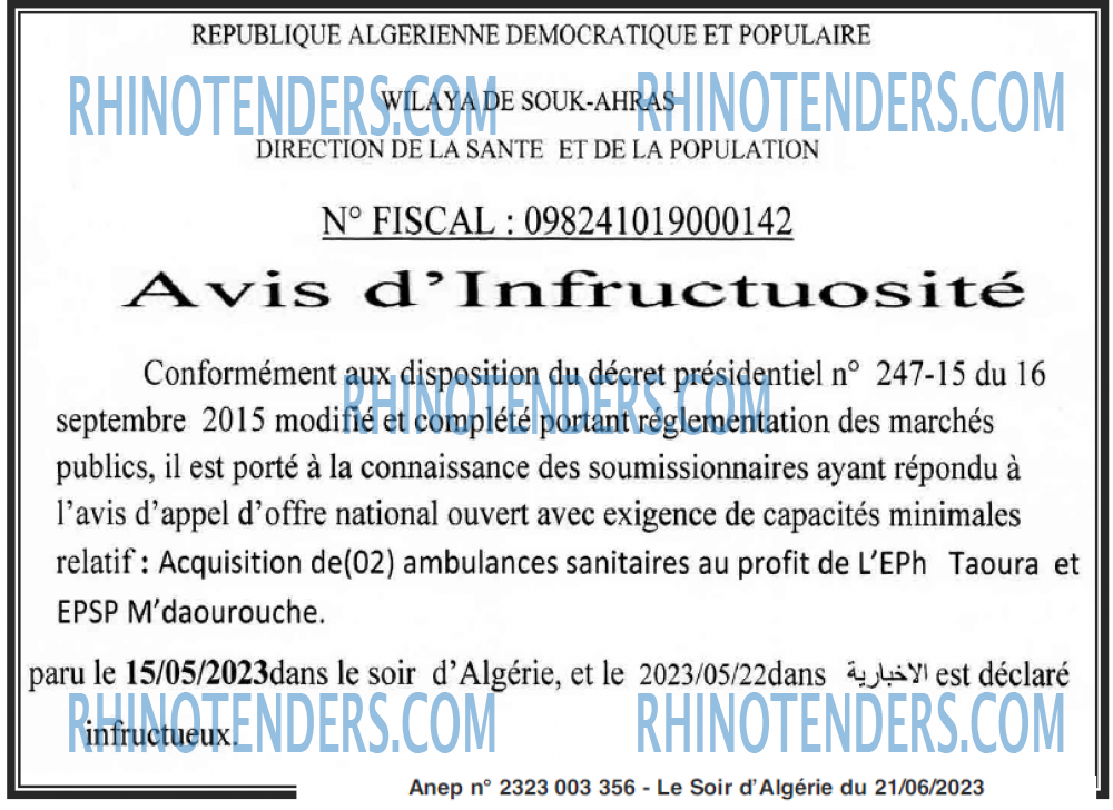 LE SOIR D'ALGERIE
