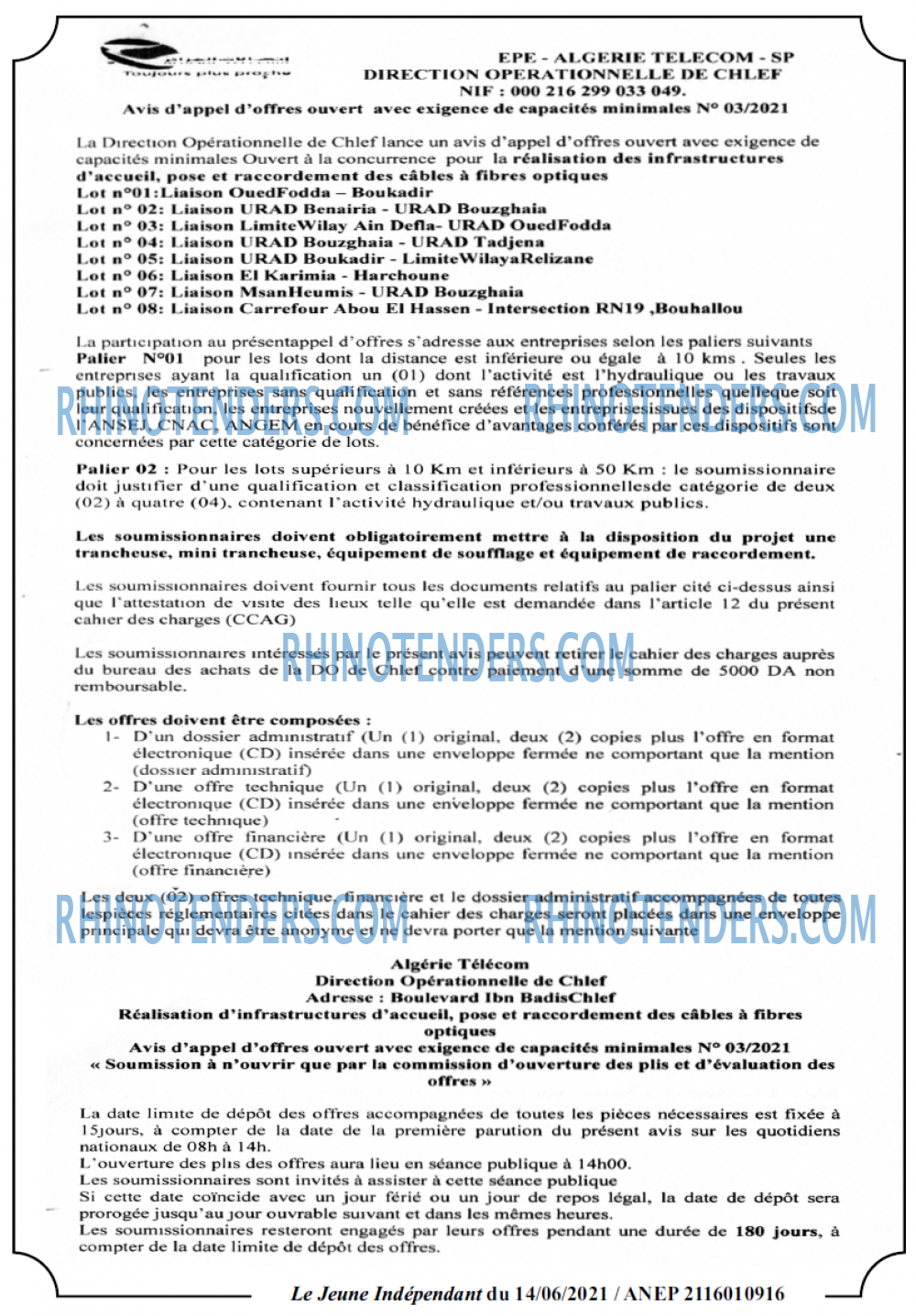 Jeune Independant
