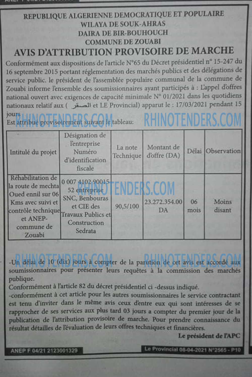 LE PROVINCIAL
