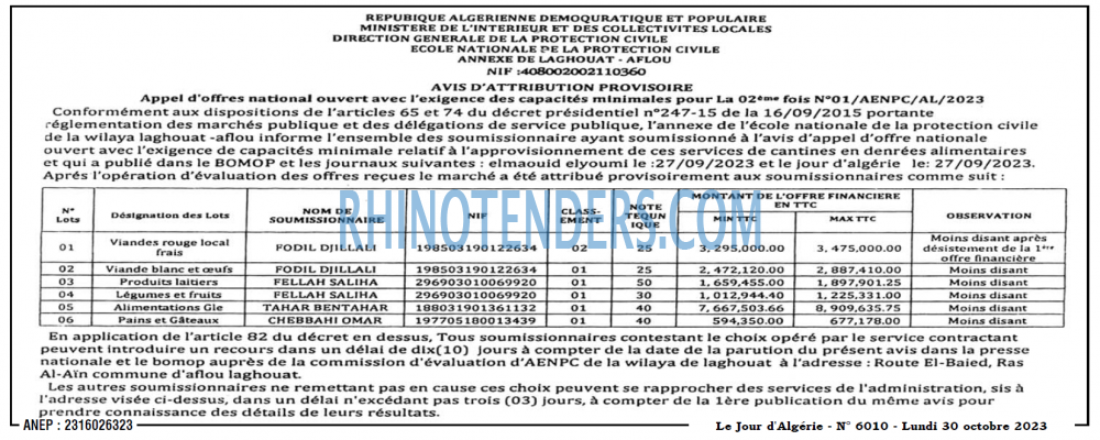 Le Jour d'Algérie