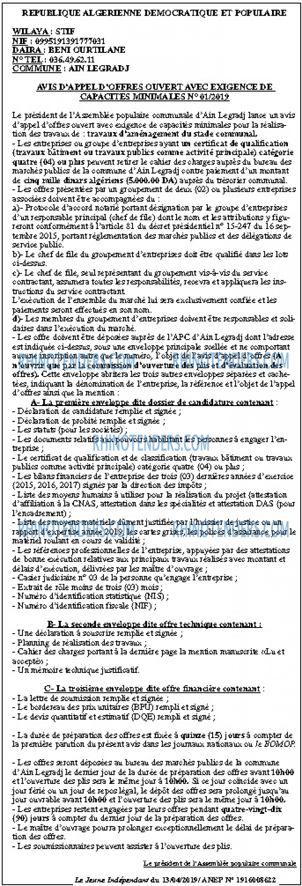 Le jeune indépendant