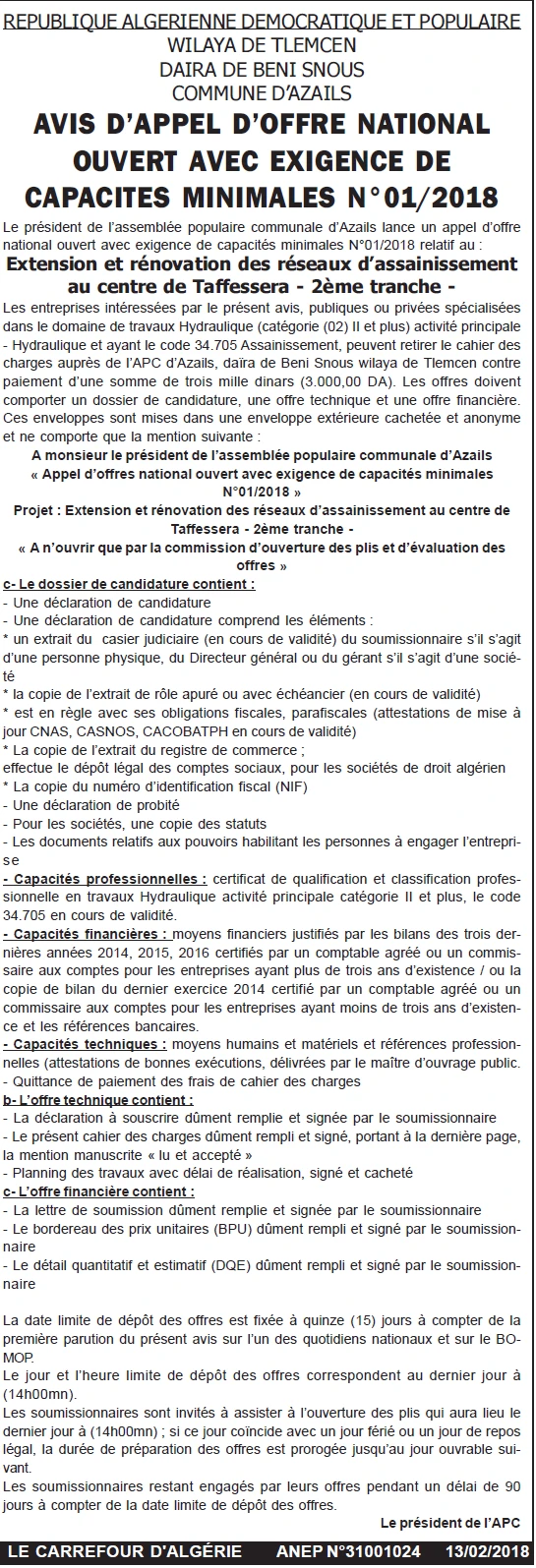 Le Carrefour d'Algérie