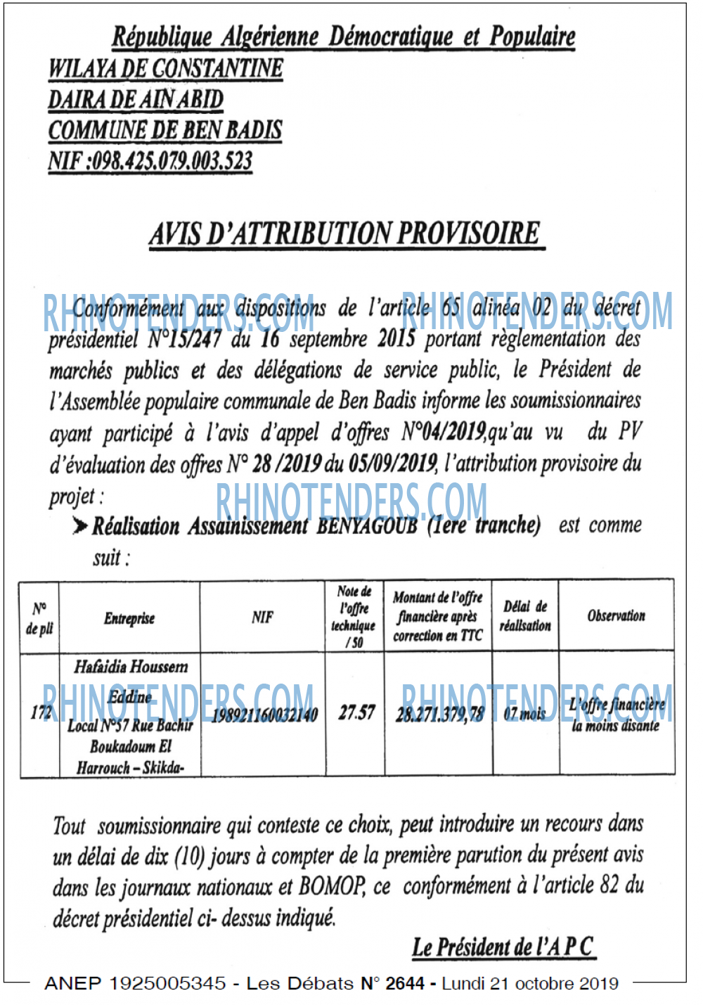 Les Debats