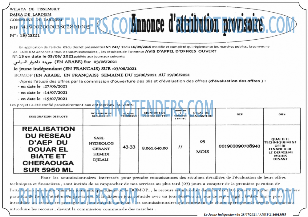 Jeune Independant