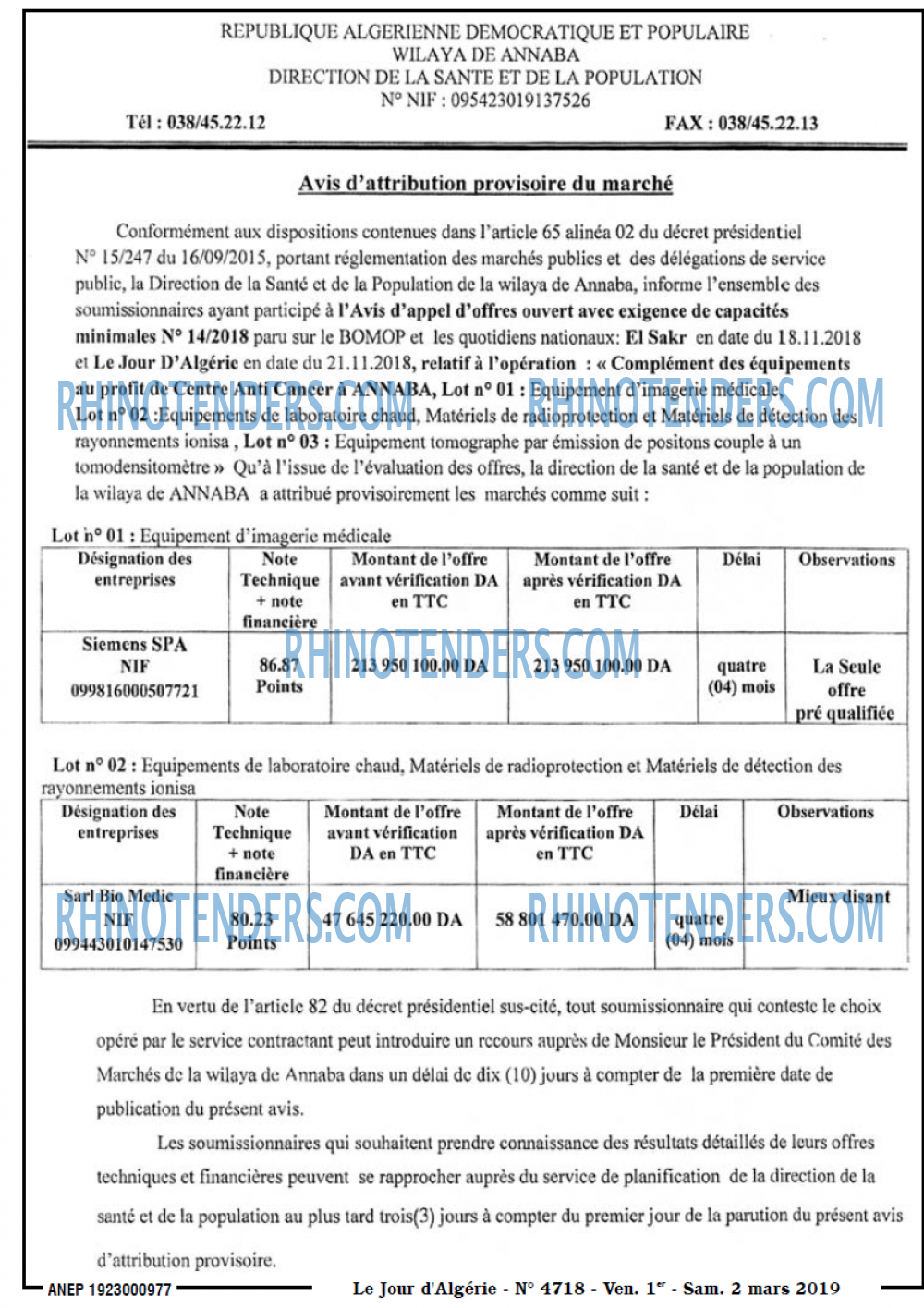 Le Jour d'Algérie