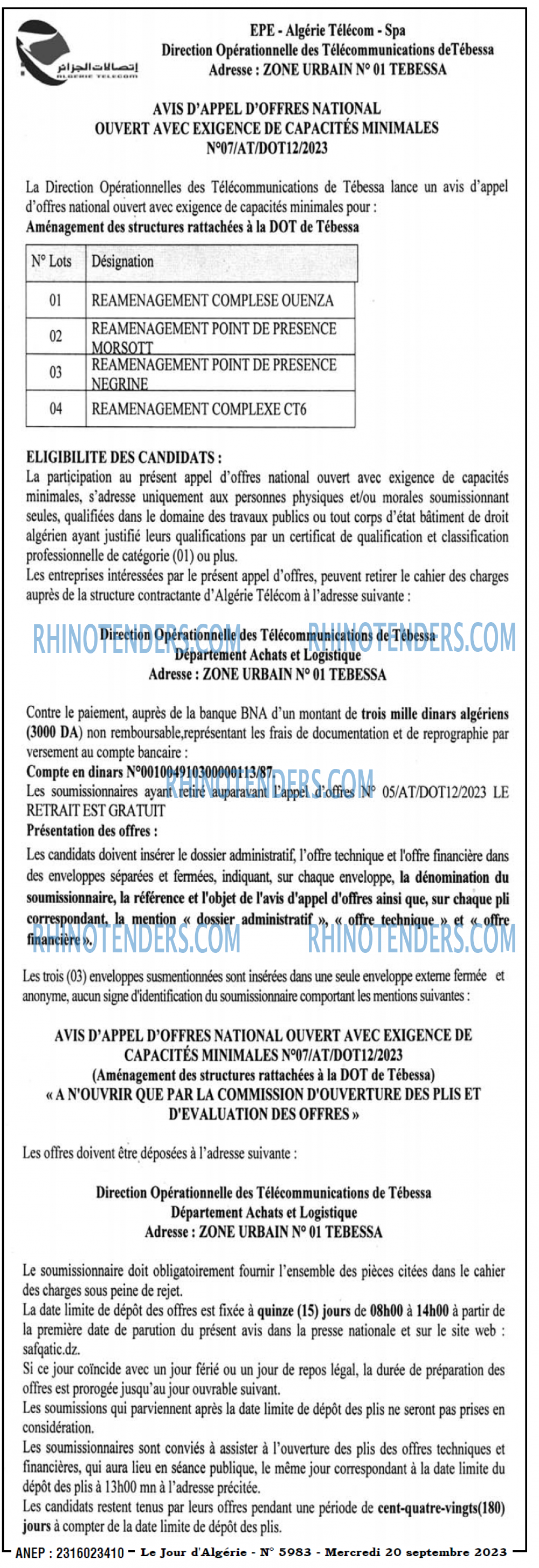Le Jour d'Algérie