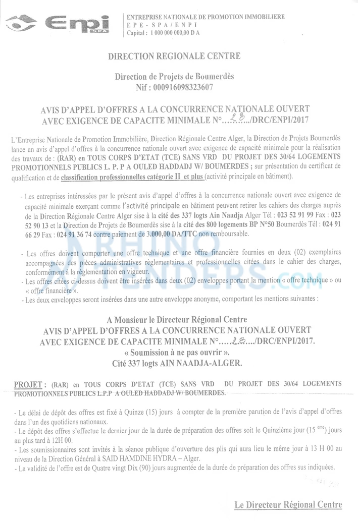 LE SOIR D'ALGERIE
