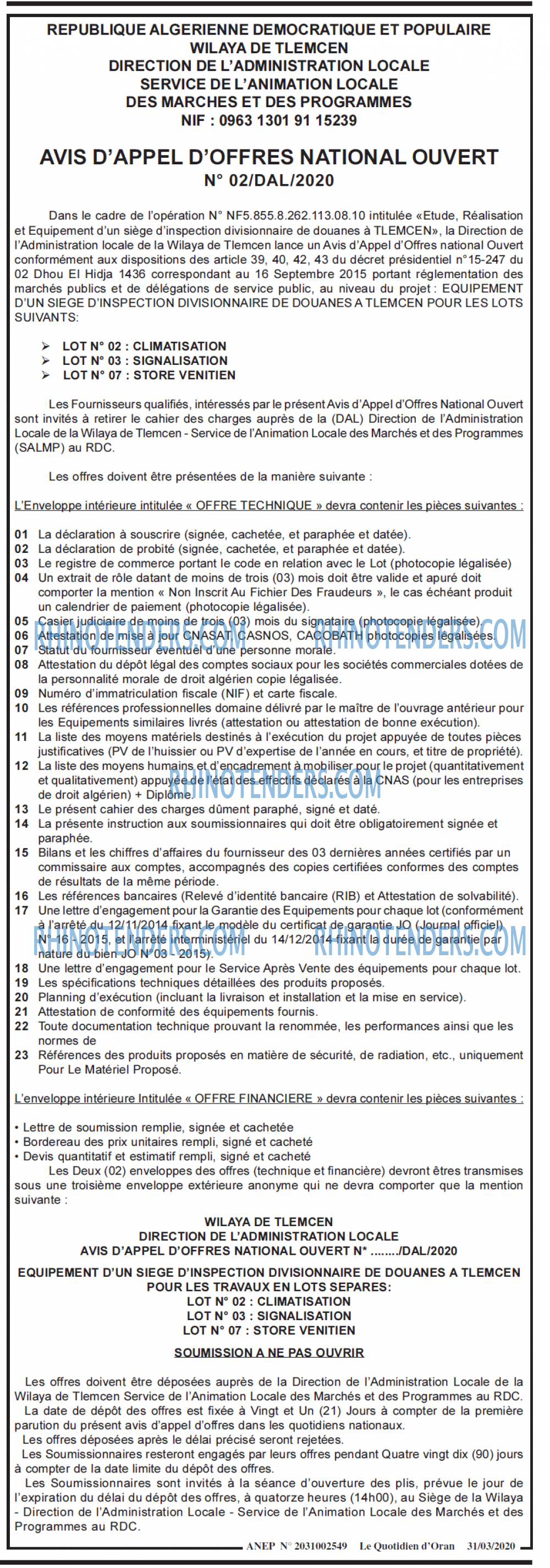 Le Quotidien d'Oran
