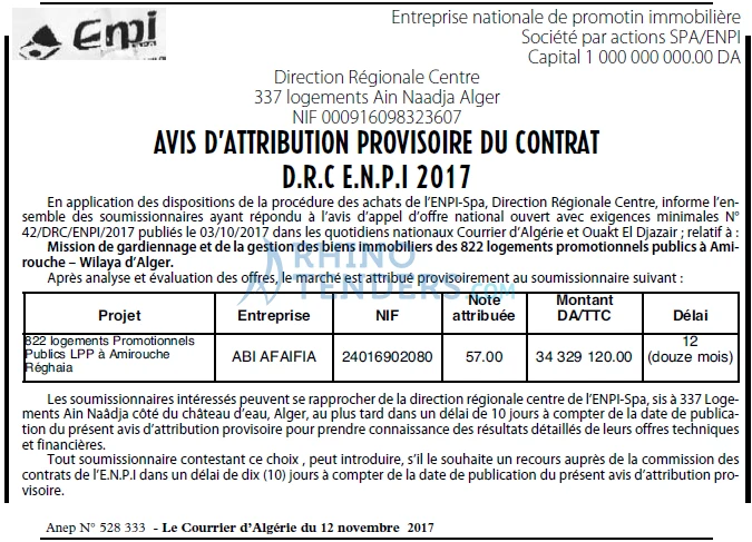 Le Courrier d'Algerie