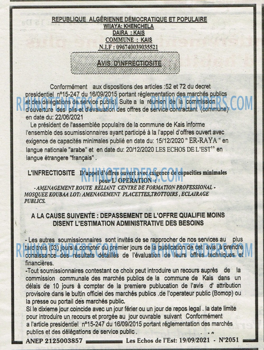 Les Echos de l'Est