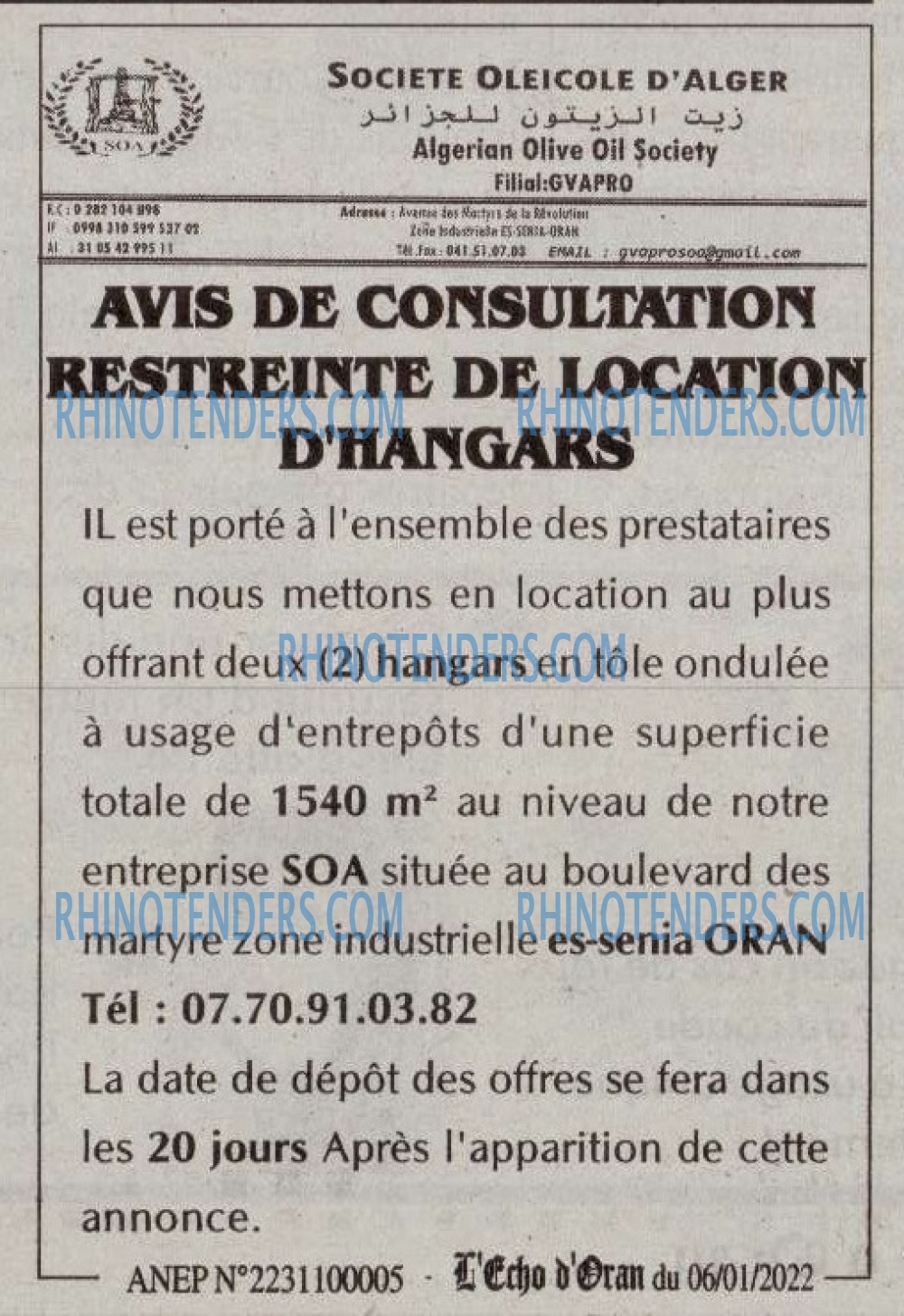 Echo d'Oran