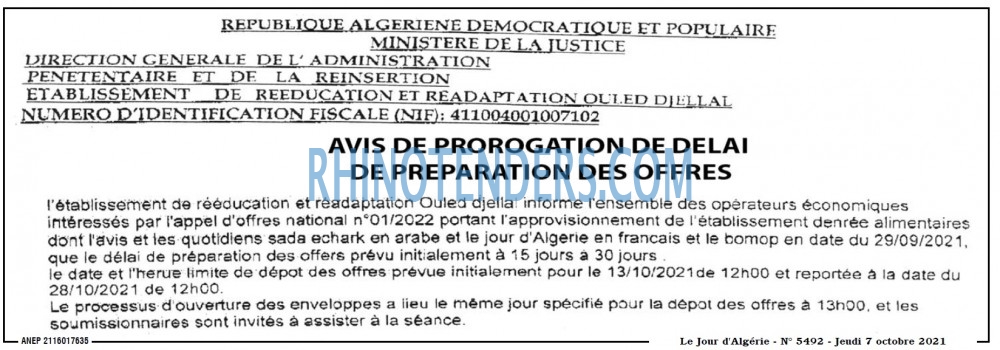 Le Jour d'Algérie