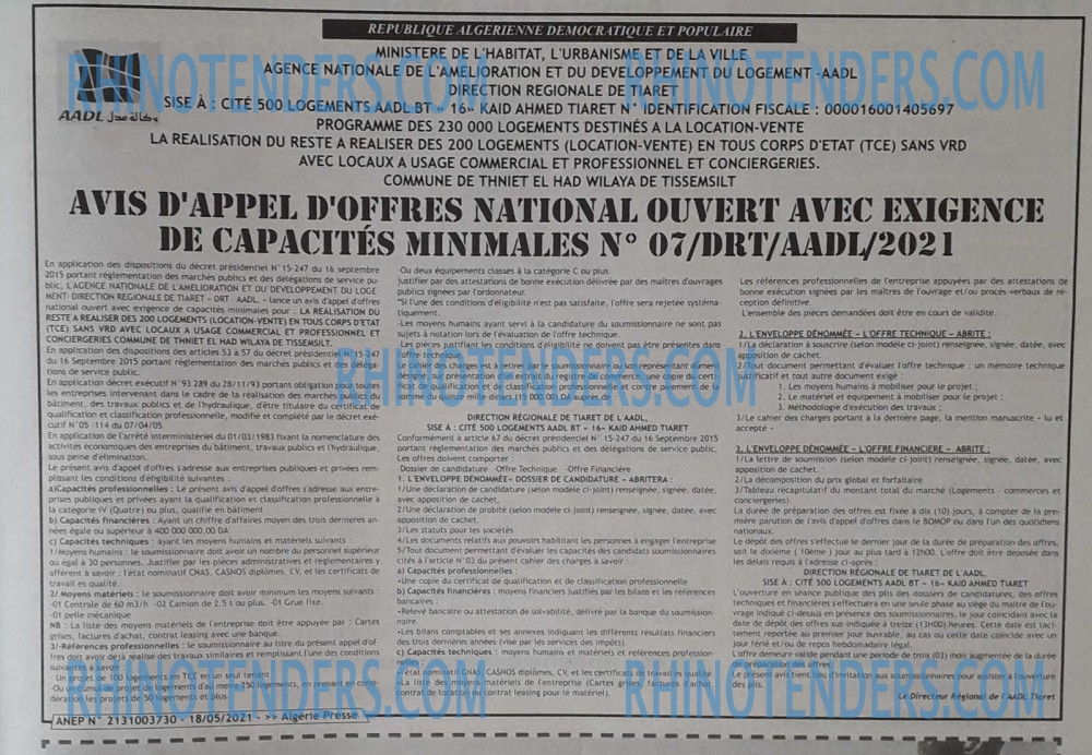 ALGERIE PRESSE