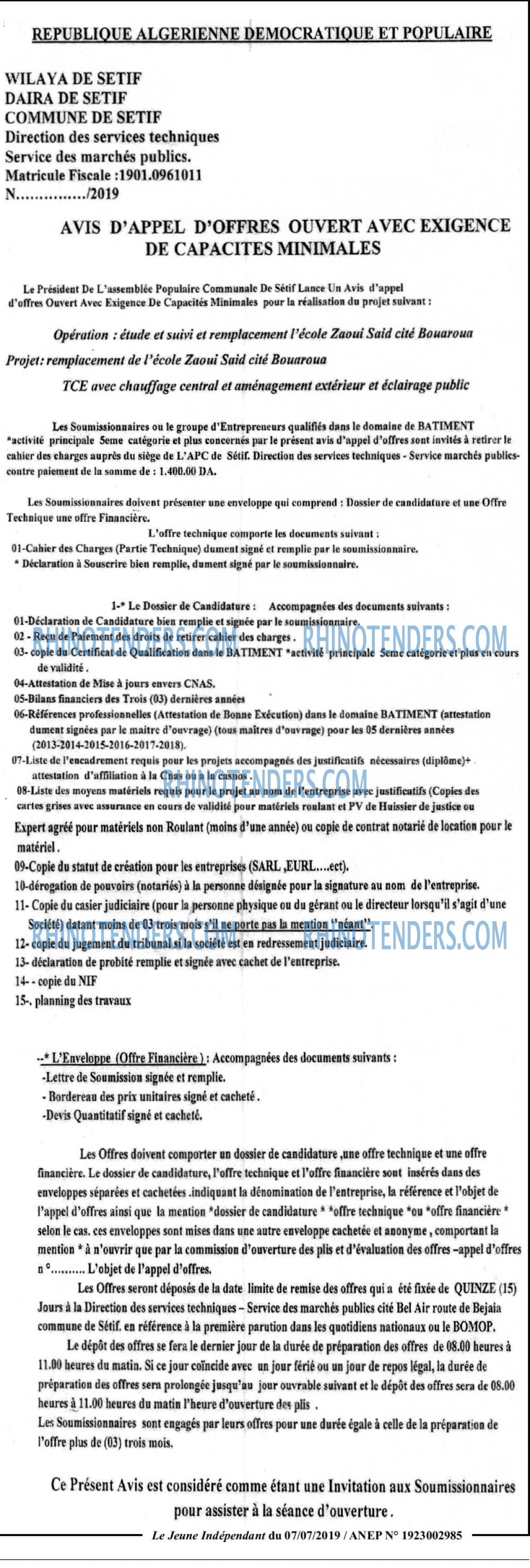 Jeune Independant