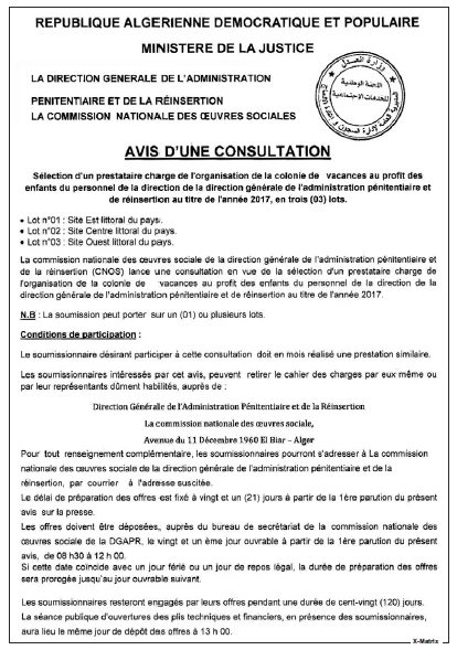 LE SOIR D'ALGERIE