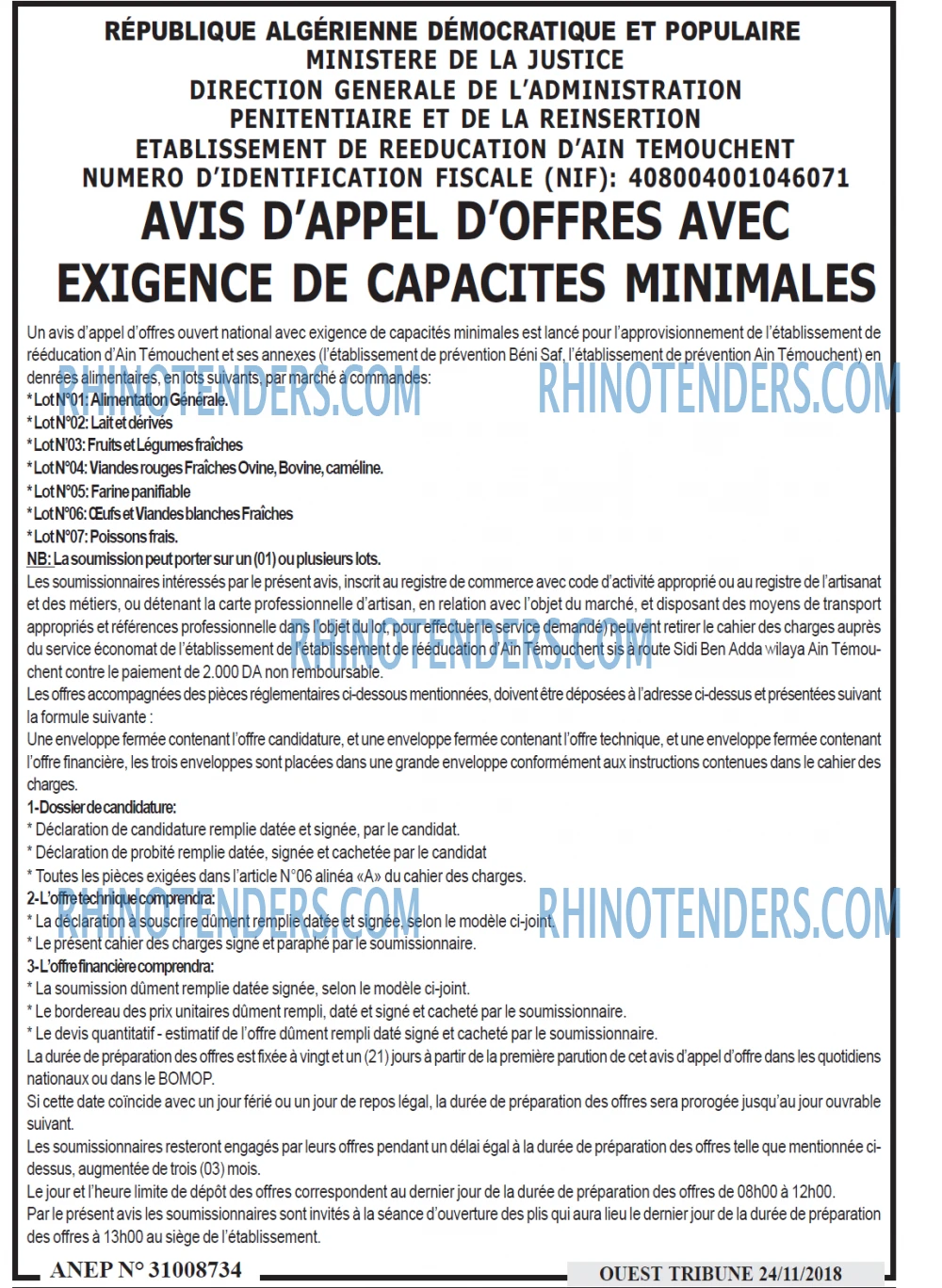 ouest TRIBUNE
