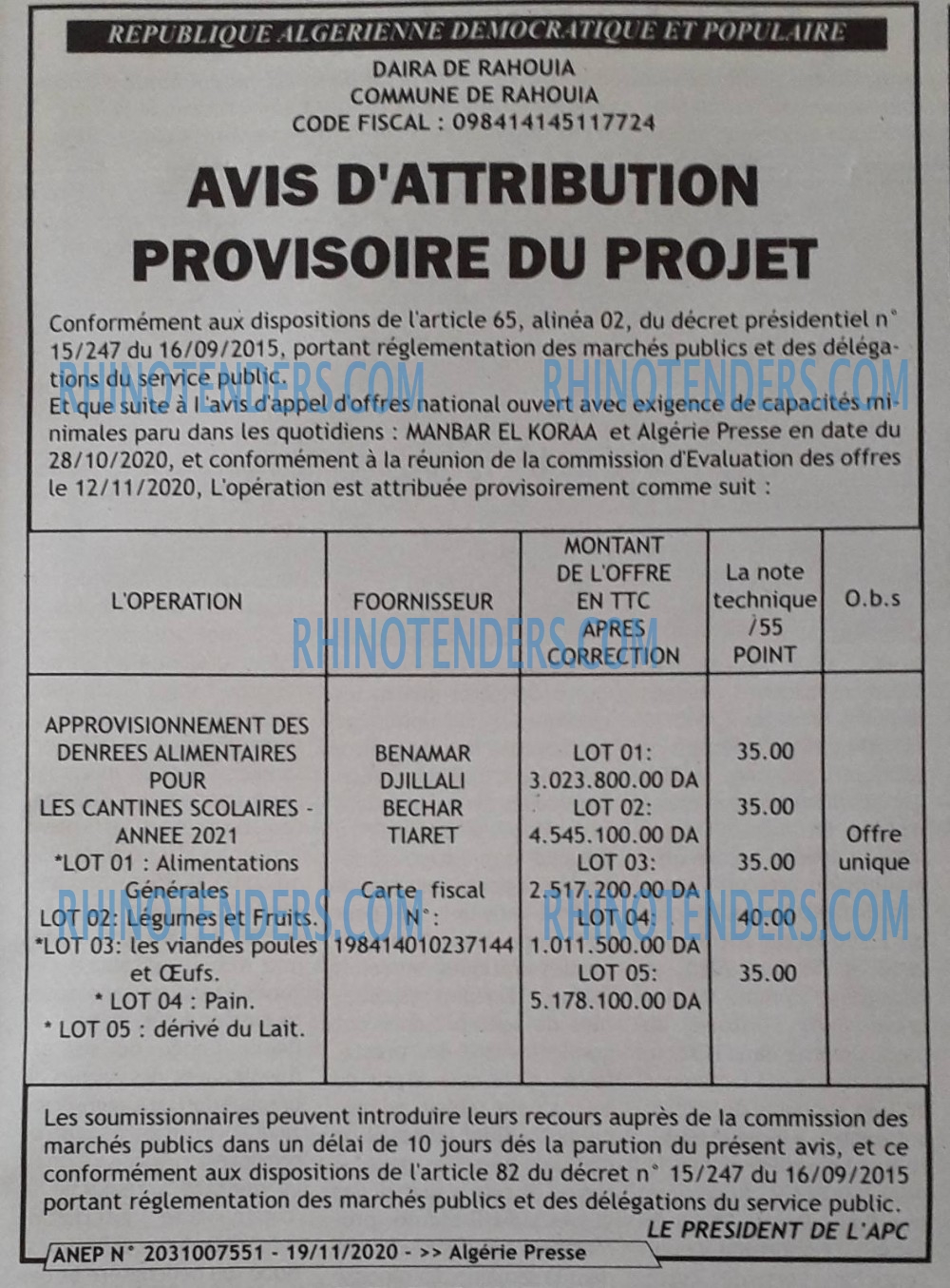 ALGERIE PRESSE