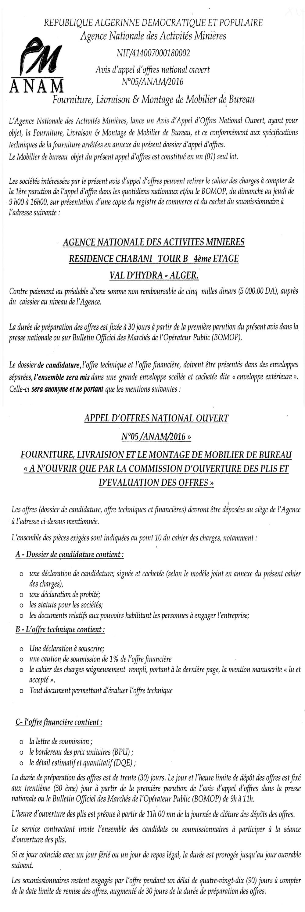 LE SOIR D'ALGERIE