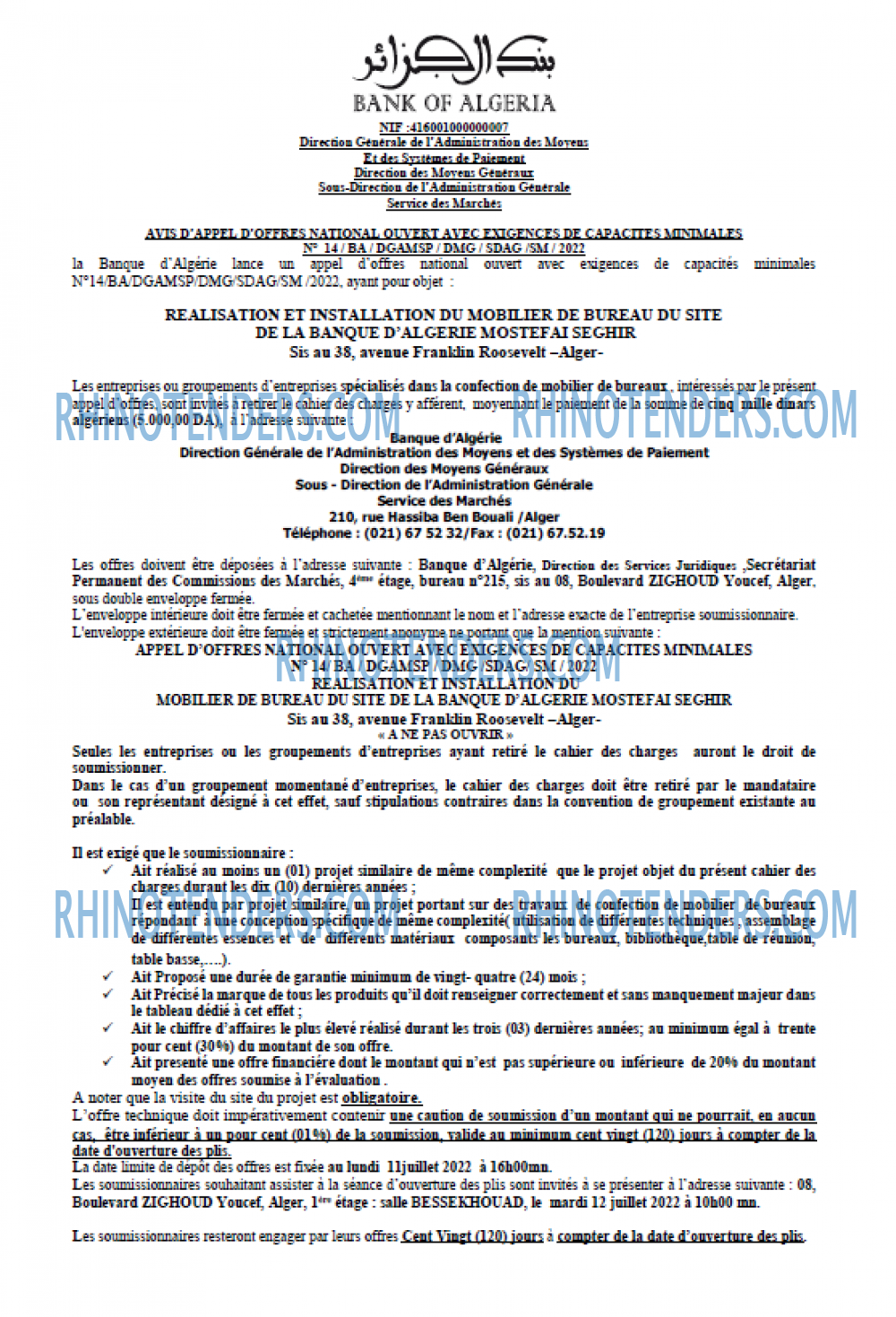 Banque d'Algérie