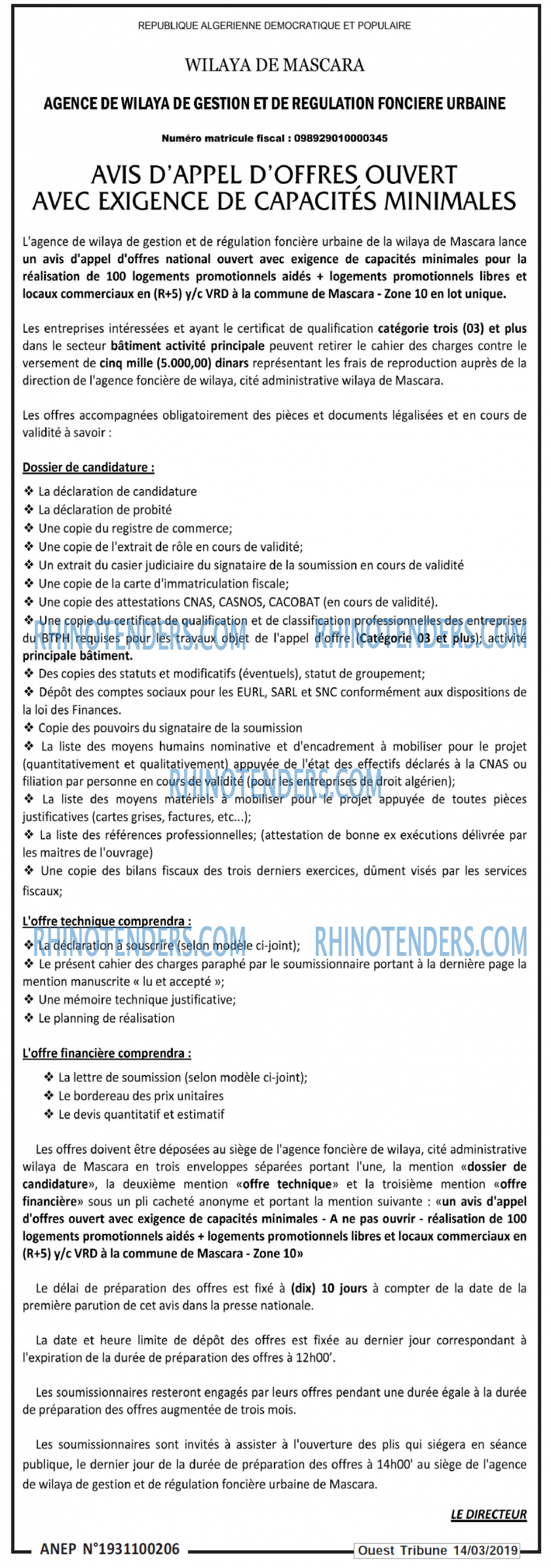 ouest TRIBUNE