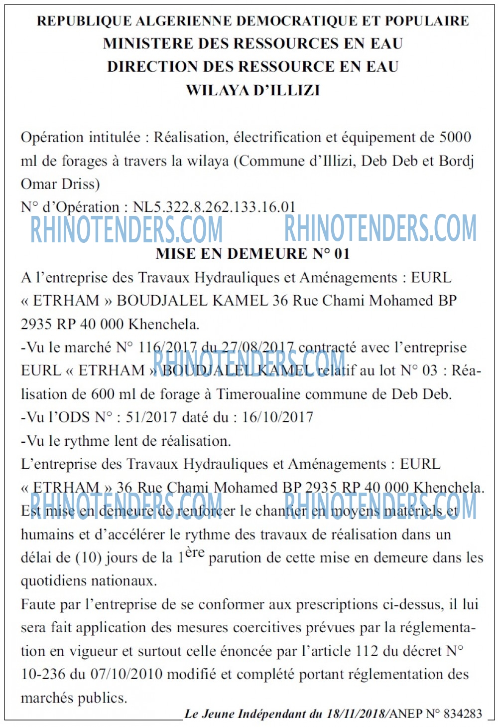 Jeune Independant