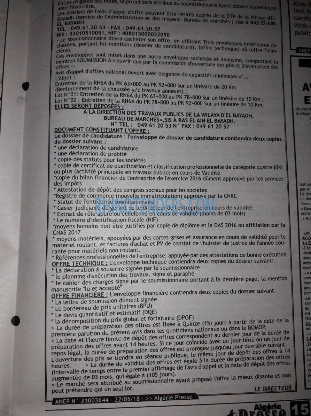 ALGERIE PRESSE