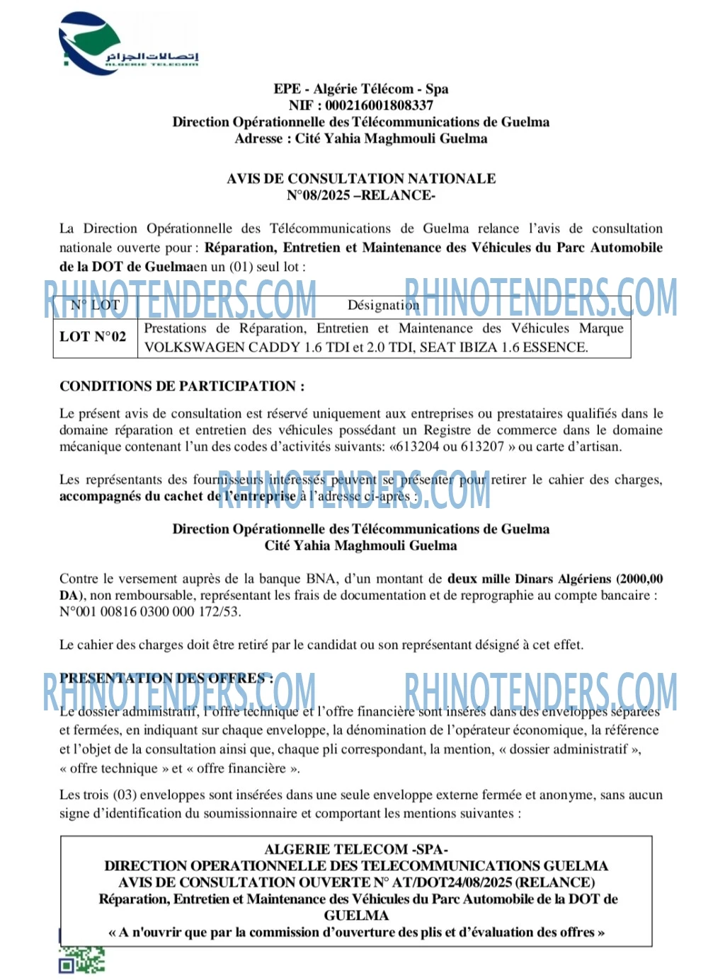 Rhinotenders