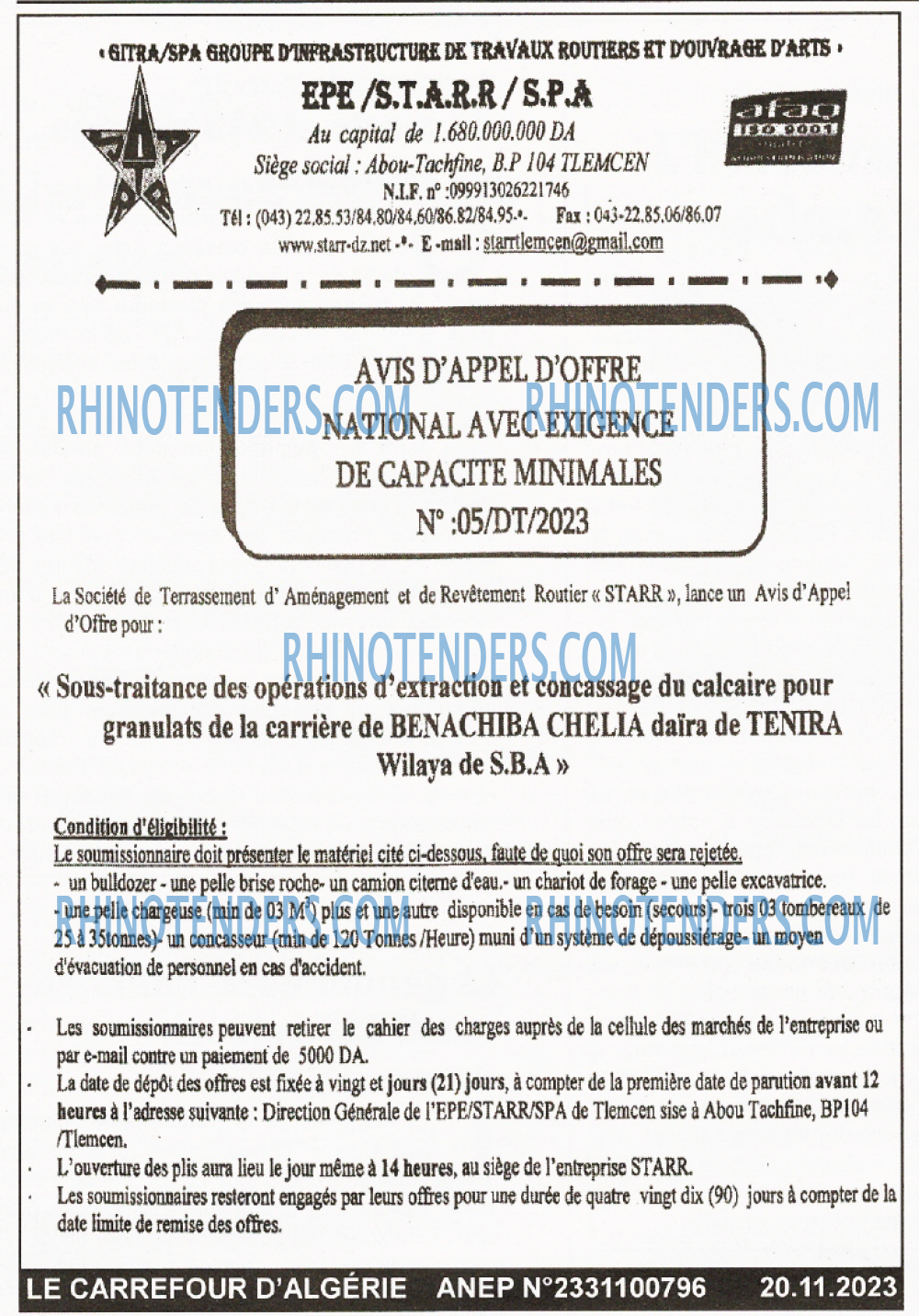 Le Carrefour d'Algérie