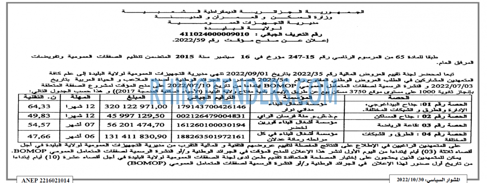 المشوار السياسي