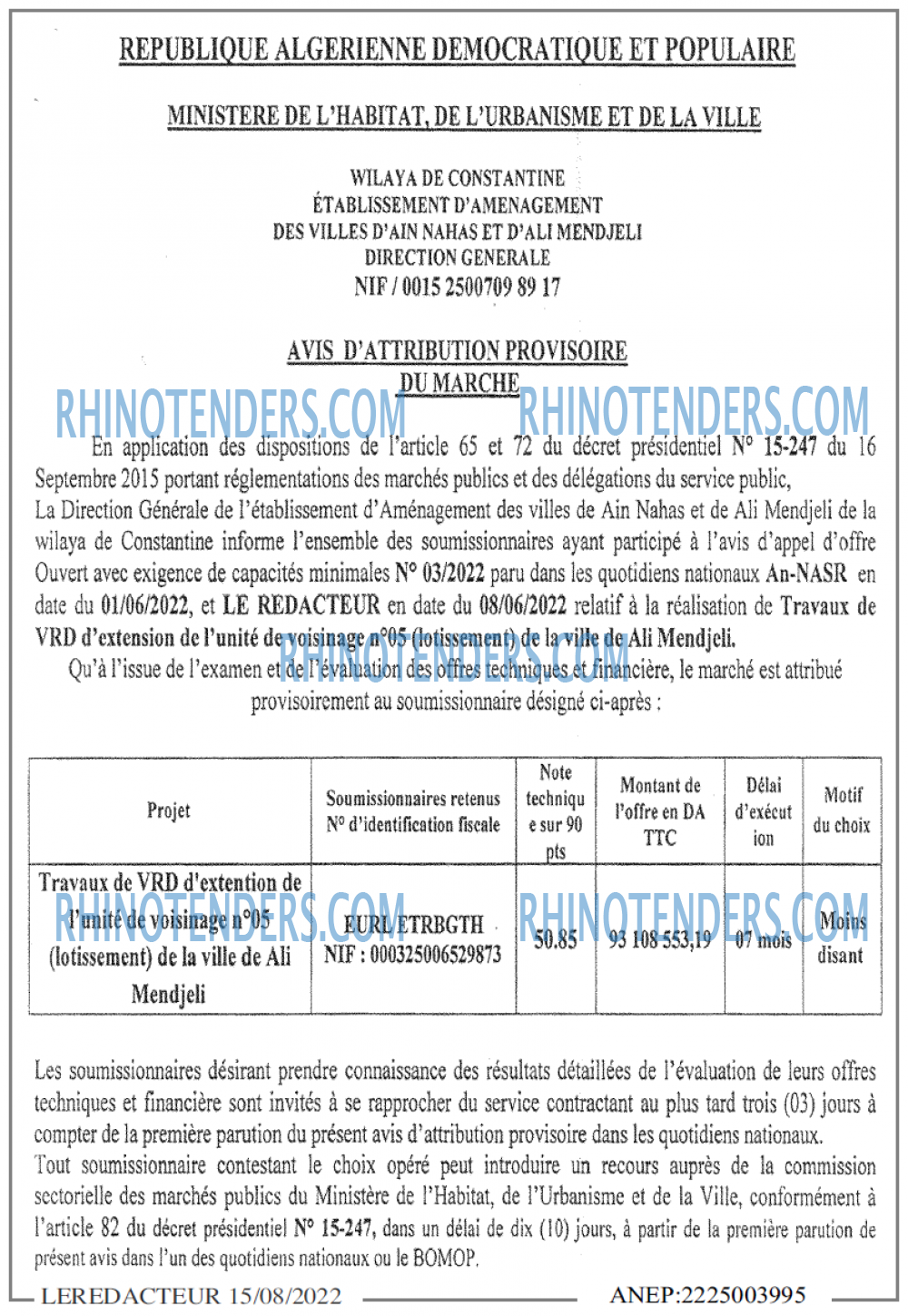LE REDACTEUR