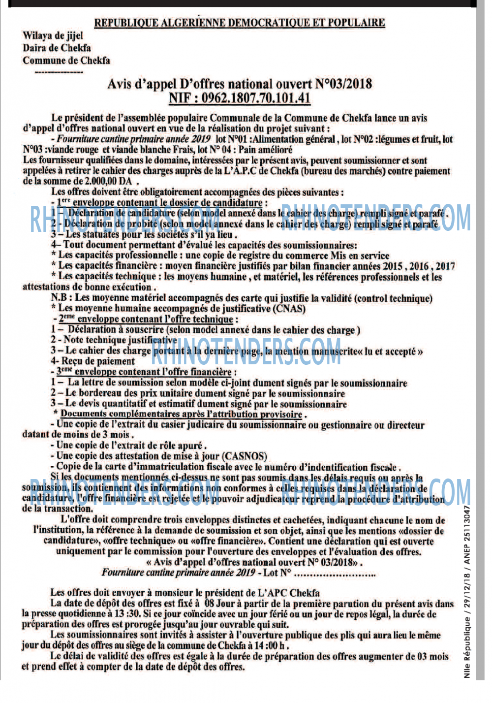 NOUVELLE REPUBLIQUE