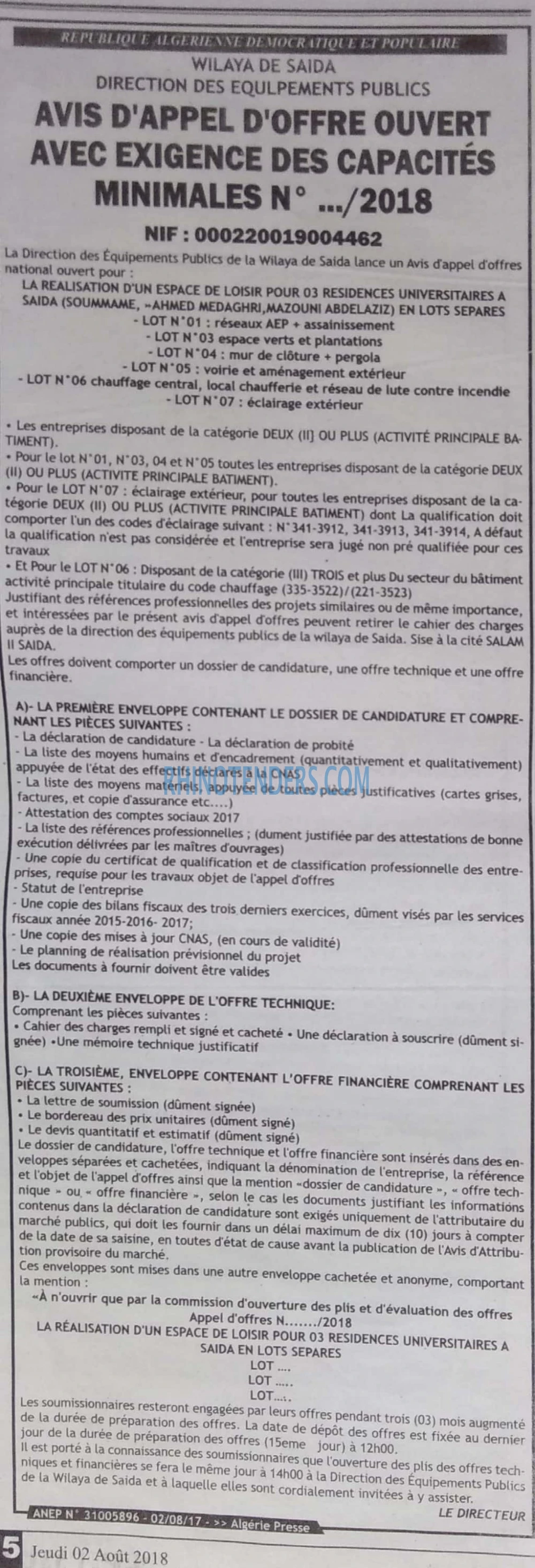 ALGERIE PRESSE