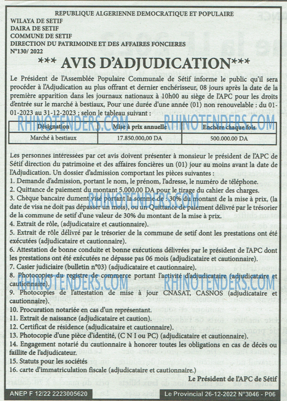 LE PROVINCIAL