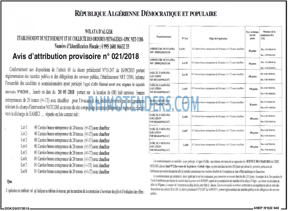 LA DEPECHE DE KABYLIE
