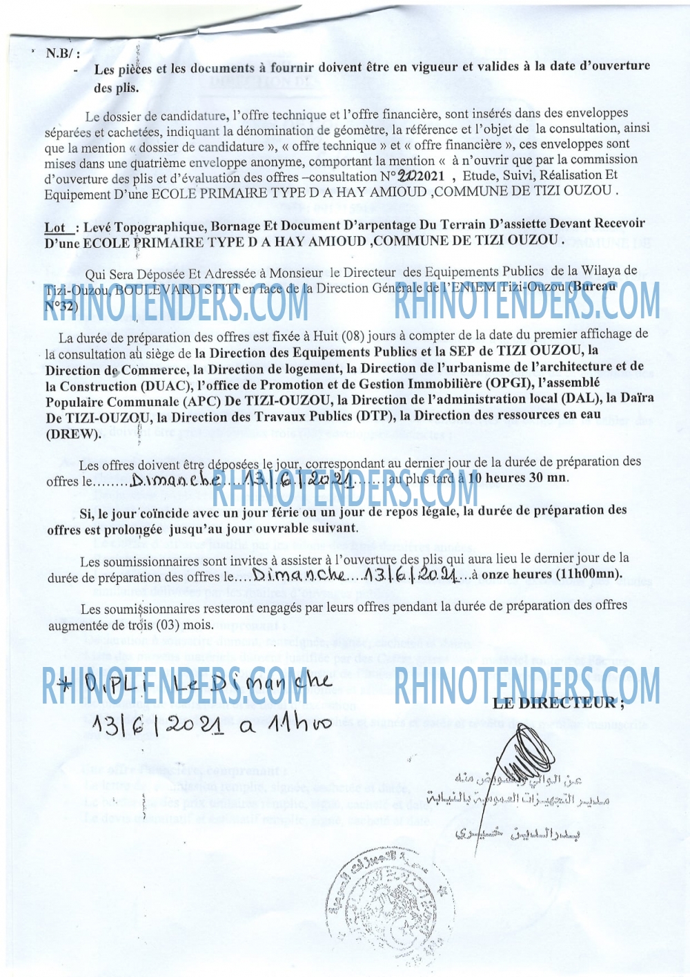 Rhinotenders